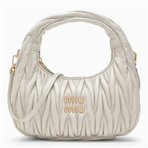 miu miu bag white|miu handbags official website.